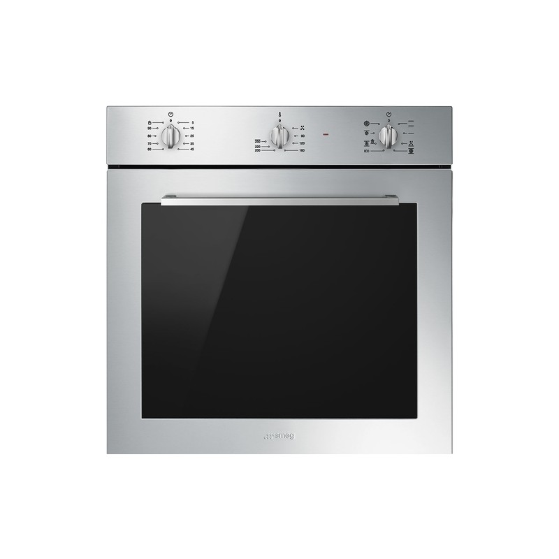 SMEG Smeg SF64M3TVX Forno Elettrico da Incasso Ventilato Multifunzione con Grill 70 Litri Classe A Inox