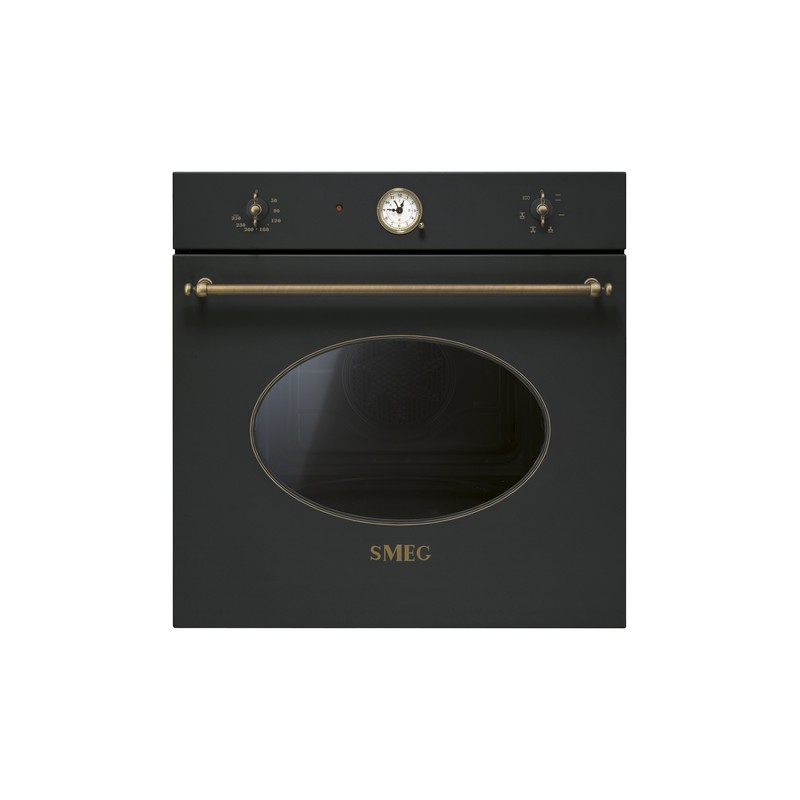 SMEG Smeg SF800AO Coloniale Forno Elettrico da Incasso Ventilato Multifunzione con Grill 70 Litri 60 cm Classe A Antracite