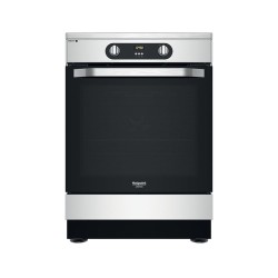 HOTP Hotpoint Ariston HS68IQ8CHX/E Cucina Elettrica Piano Cottura a induzione 4 Zone di cottura Forno elettrico 60 Cm Classe A