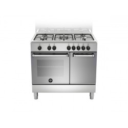 LAGE Bertazzoni La Germania Americana AMN9P5EXV Cucina a Gas Piano Cottura 5 Fuochi a Gas Forno Elettrico Classe A