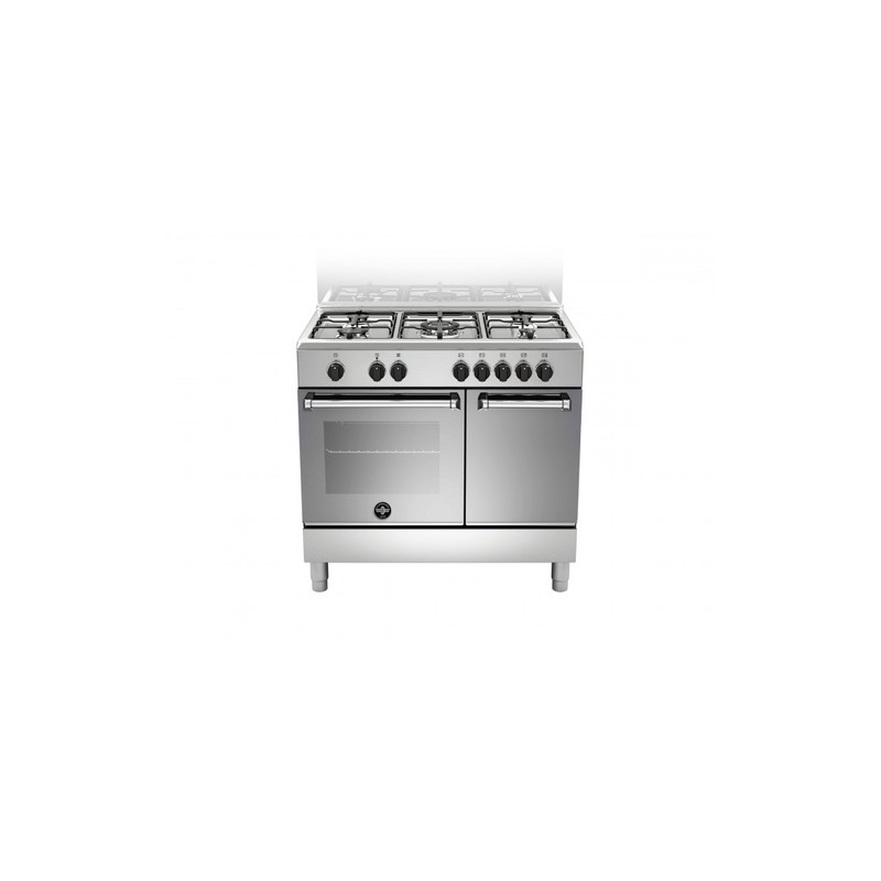 LAGE Bertazzoni La Germania Americana AMN9P5EXV Cucina a Gas Piano Cottura 5 Fuochi a Gas Forno Elettrico Classe A