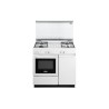 DELO De Longhi SGGW854NED Cucina a Gas 86x50 Cm Forno a Gas Linea Smart 4 Fuochi Classe energetica A Bianco