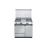 DELO De Longhi SGGX854 N ED Cucina a Gas 86x50 cm Forno a Gas Linea Smart 4 Fuochi Classe energetica A Acciaio Inox