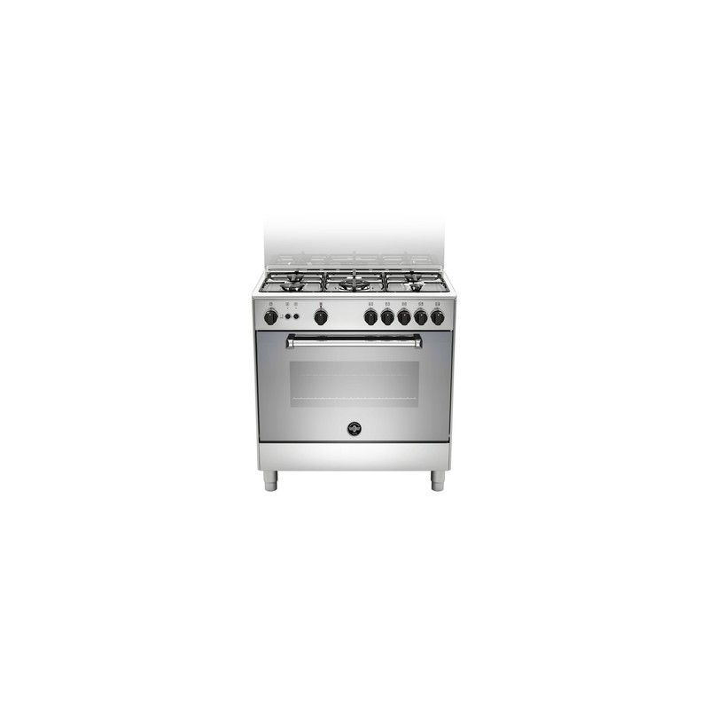 LAGE Bertazzoni La Germania Americana AMN855GXV Cucina a Gas Forno a Gas ventilato 75 L Classe A Inox