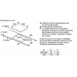 BOSC Bosch PVS61RBB5E Piano Cottura a induzione Nero Da incasso 60 cm 4 Fornello(i)