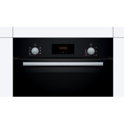 Bosch Bosch HBF133BA0 Forno Elettrico da Incasso Ventilato Multifunzione con Grill Pulizia EcoClean 66 Litri Classe A Nero