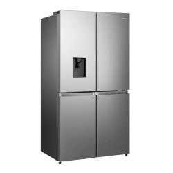 Hisense Hisense RQ758N4SWSE Frigorifero Side-by-Side Libera installazione 606 L Total No Frost Classe E Inox