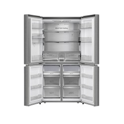 Hisense Hisense RQ758N4SWSE Frigorifero Side-by-Side Libera installazione 606 L Total No Frost Classe E Inox