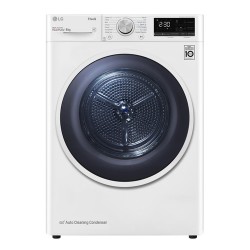 LGE LG RH80V9AVHN Asciugatrice 8 Kg a condensazione con pompa di calore Libera installazione Classe A+++ Bianco