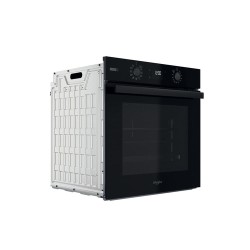 WHIR Whirlpool OMSR58RU1SB Forno Elettrico da Incasso Ventilato Multifunzione 71 L Pirolitico Nero Classe A+