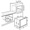 SMEG Smeg SF800PO Forno Elettrico da Incasso Estetica Coloniale 70 Litri Multifunzione 6 Programmi Classe A Panna