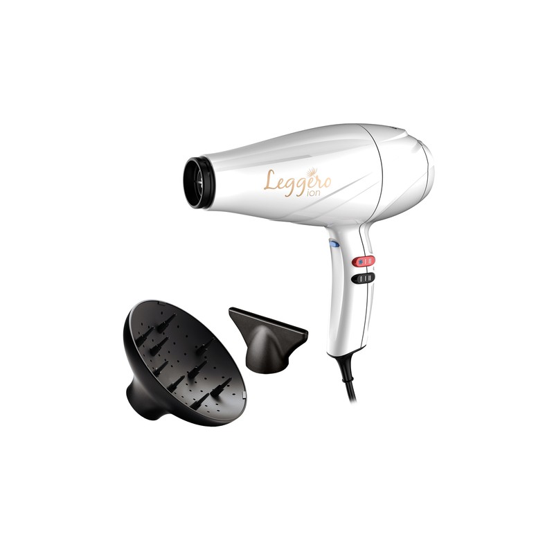 GAMA GA.MA GH2002 Asciugacapelli Leggero Ion 2400 W Bianco