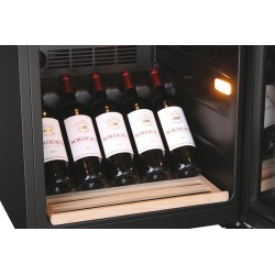 HAIE Haier HWS49GA Cantinetta vino con compressore Libera installazione Nero 49 bottiglia Classe F