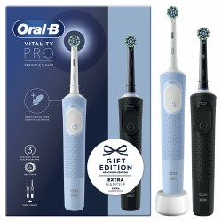 Oral-B Oral-B Vitality Pro Duo Adulto Spazzolino rotante-oscillante Nero, Blu, Bianco