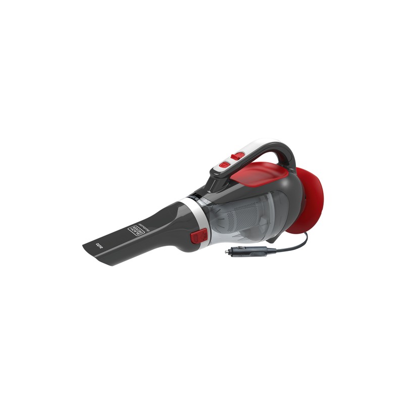 BLDE Black & Decker ADV1200 Aspirabriciole senza filo Grigio, Rosso Senza sacchetto