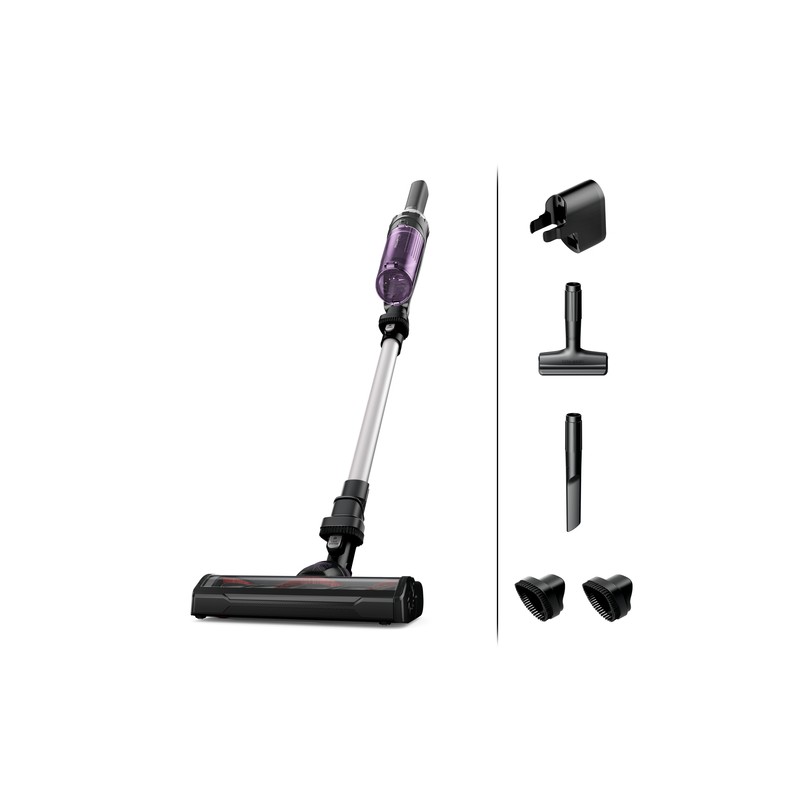 ROWE Rowenta X-NANO ESSENTIAL RH1129 Scopa Elettrica senza filo Viola, Alluminio Senza sacchetto