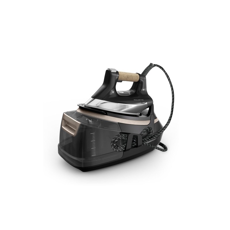 Rowenta Rowenta DG9661 Ferro a Caldaia Eco Steam Pro 2800 W 1,3 L Piastra Microsteam 400 HD 3De Laser colore Beige Nero