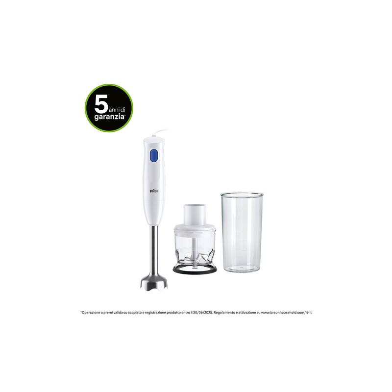 BRAU Braun MultiQuick 1 Minipimer MultiQuick MQ10.201M White