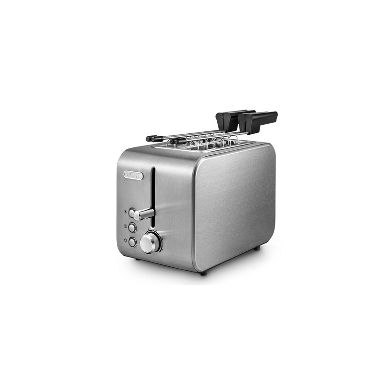 DELO De’Longhi CTX 2203 Tostapane con pinze 2 fetta/e 550 W Argento