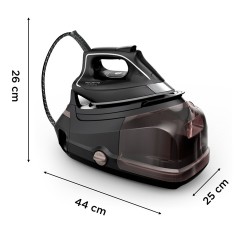 Rowenta Rowenta DG9661 Ferro a Caldaia Eco Steam Pro 2800 W 1,3 L Piastra Microsteam 400 HD 3De Laser colore Beige Nero