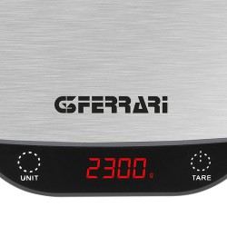 G3FE G3 Ferrari G20096 bilancia da cucina Acciaio inossidabile Superficie piana Bilancia da cucina elettronica