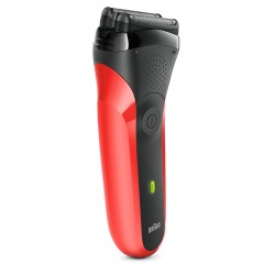 BRAU Braun Series 3 300s Foil Shaver Trimmer Rasoio elettrico da barba Rosso