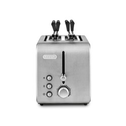 DELO De’Longhi CTX 2203 Tostapane con pinze 2 fetta/e 550 W Argento