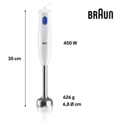 BRAU Braun MultiQuick 1 Minipimer MultiQuick MQ10.201M White