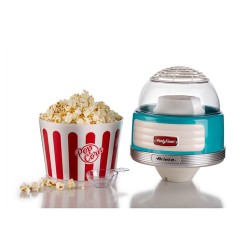 ARIE Ariete 2957/01 Macchina Per Pop Corn Design Vintage 1100W Celeste