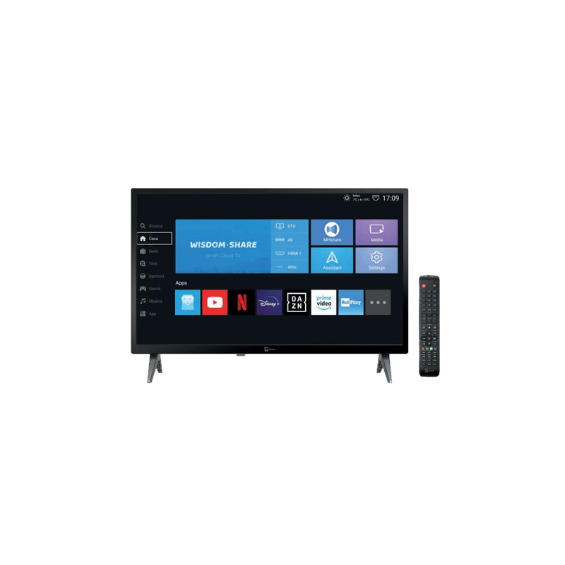 TSYS TELE System SMART24 LS2 A11 59,9 cm (23.6) HD Smart TV Wi-Fi Nero 180 cd/m²