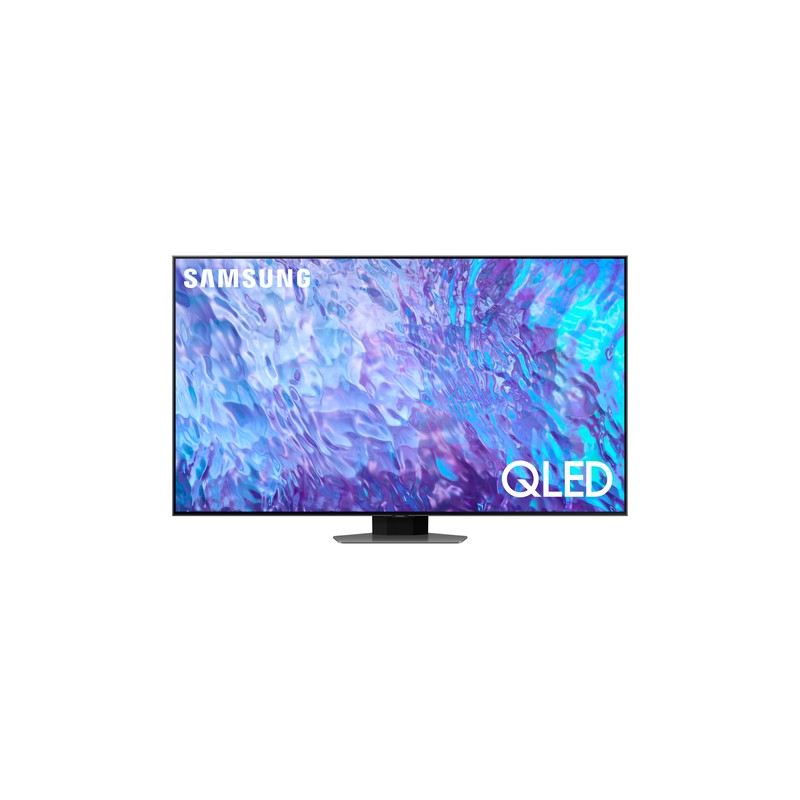 SAMS Samsung Series 8 TV QE65Q80CATXZT QLED 4K Smart TV 65 Processore Neural Quantum 4K Dolby Atmos e OTS Lite Carbon Silver 202