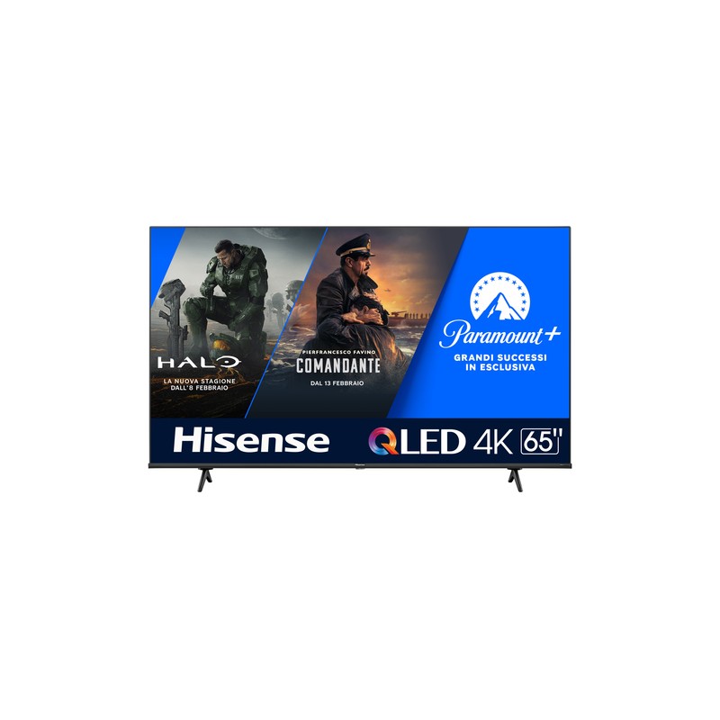 Hisense Hisense TV QLED Ultra HD 4K 65” 65E7KQ Smart TV Wifi HDR Dolby Vision Quantum Dot Colour Retroilluminazione DLED Game Mo