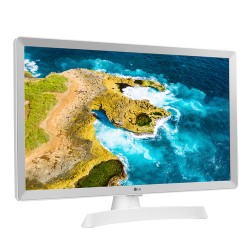 LGE LG 24TQ510S Monitor TV 24 smart webOS 22 Wi-Fi NOVITÀ 2022 Bianco