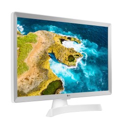 LGE LG 24TQ510S Monitor TV 24 smart webOS 22 Wi-Fi NOVITÀ 2022 Bianco