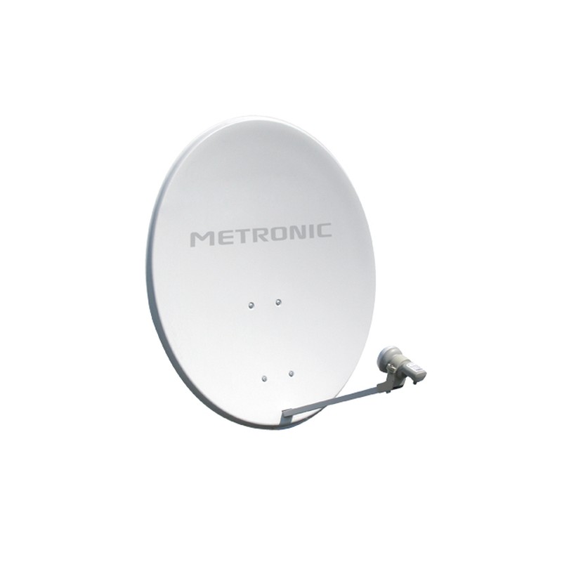 Metronic Metronic 498250 Kit Parabola antenna per satellite 10,7 - 12,75 GHz Bianco