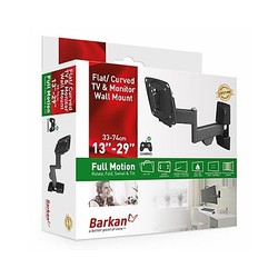 BARK Barkan Mounting Systems E140 Supporto TV a parete 73,7 cm (29) Nero