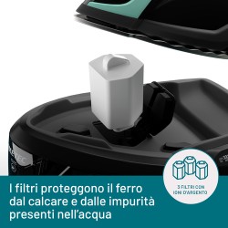 IMET Imetec 9028 Onda P1 Ferro da Stiro Generatore di Vapore 2400 W Colpo Vapore 300 g Serbatoio 2