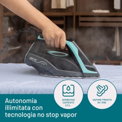 IMET Imetec 9028 Onda P1 Ferro da Stiro Generatore di Vapore 2400 W Colpo Vapore 300 g Serbatoio 2