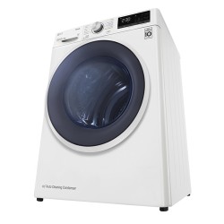 LGE LG RH80V9AVHN Asciugatrice 8 Kg a condensazione con pompa di calore Libera installazione Classe A+++ Bianco