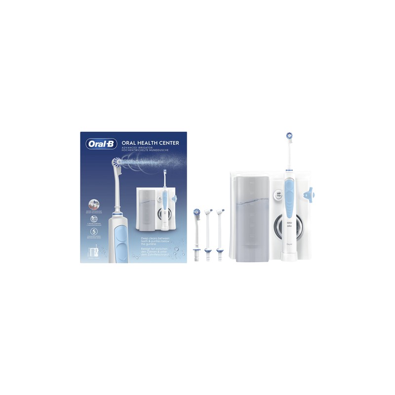 Oral-B Oral-B Idropulsore Health Center Avanzato con 2 Beccucci Oxyjet 2 Beccucci Con Getto D’acqua 1 Idropulsore