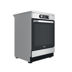 HOTP Hotpoint Ariston HS68IQ8CHX/E Cucina Elettrica Piano Cottura a induzione 4 Zone di cottura Forno elettrico 60 Cm Classe A