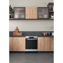 HOTP Hotpoint Ariston HS68IQ8CHX/E Cucina Elettrica Piano Cottura a induzione 4 Zone di cottura Forno elettrico 60 Cm Classe A