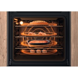 HOTP Hotpoint Ariston HS68IQ8CHX/E Cucina Elettrica Piano Cottura a induzione 4 Zone di cottura Forno elettrico 60 Cm Classe A