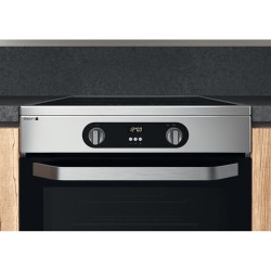 HOTP Hotpoint Ariston HS68IQ8CHX/E Cucina Elettrica Piano Cottura a induzione 4 Zone di cottura Forno elettrico 60 Cm Classe A