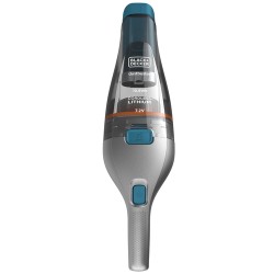 BLDE Black & Decker NVC215WA-QW Aspirapolvere senza filo Blu, Argento Senza sacchetto