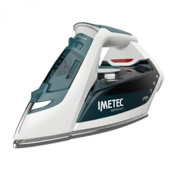 IMET Imetec Ferro a vapore ZeroCalc Z1 2500, Tecnologia Anticalcare, 2200 W, Colpo Vapore 120 g