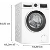 Bosch Bosch WGG142Z8IT Serie 6 Lavatrice 9 KG Centrifuga 1200 Giri Motore Inverter Classe A