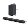 LG LG Soundbar S60Q 300W 2.1 canali Dolby Atmos Virtual 4K Pass Through