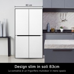 LG LG GMB844MC4E Frigorifero Multidoor Slim 530 L Wi-Fi Total No Frost Classe E Nero