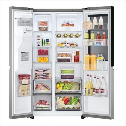  LG - Frigorifero side by side GSGV80PYLD Classe D 635lt-Silver